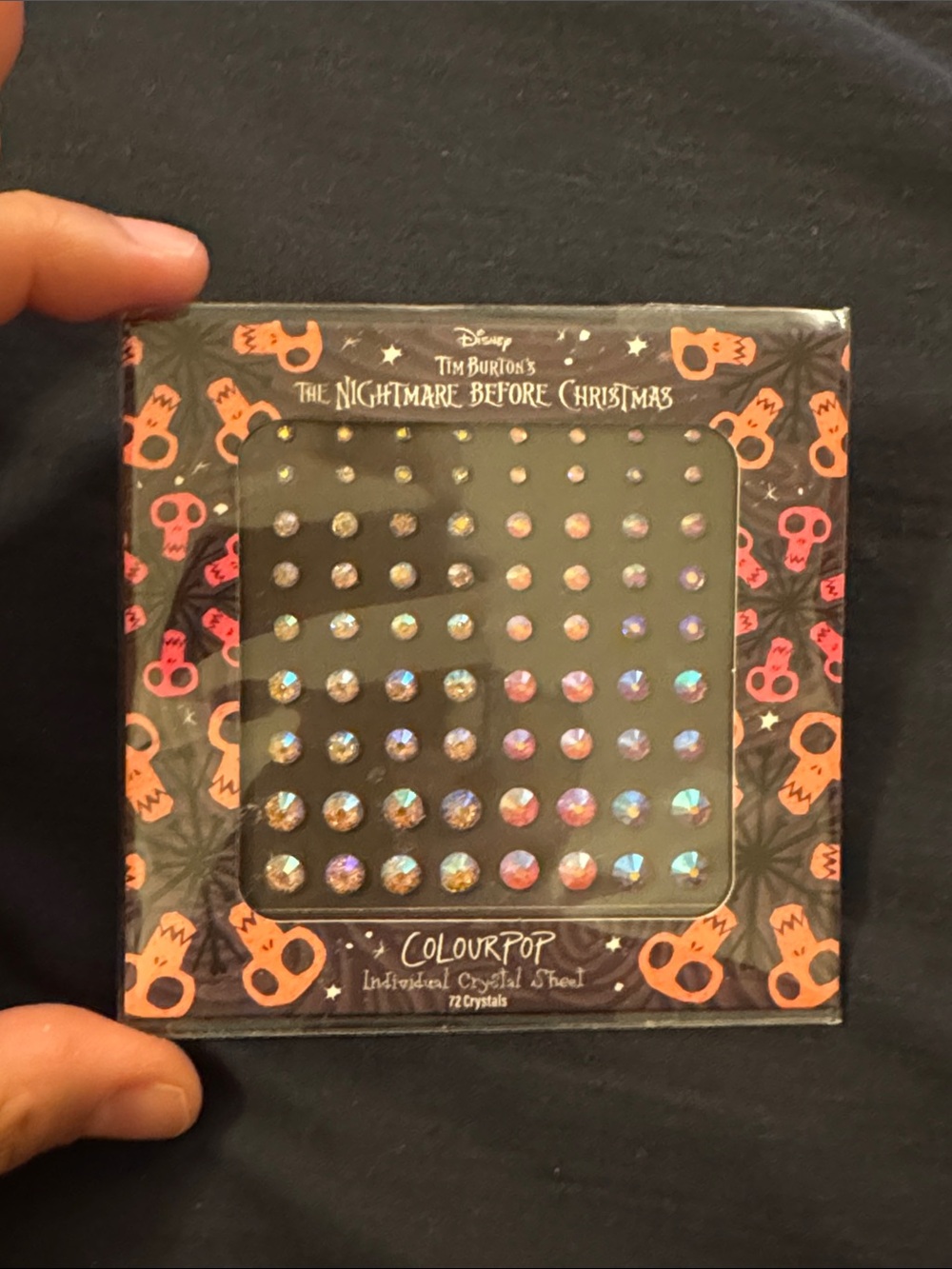 Disney Colourpop Nightmare Before Christmas Face adhesive Crystal Sheet